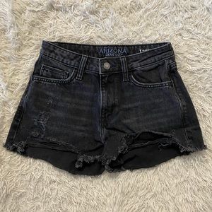 Arizona Jean Co Distressed Denim High-Rise Shorts